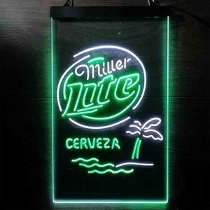 Miller Lite Cerveza Neon-Like LED Sign