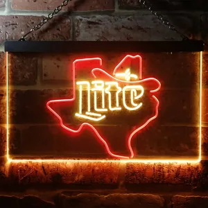 Miller Lite - Cowboy Neon-Like LED Sign