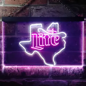 Miller Lite - Cowboy Neon-Like LED Sign