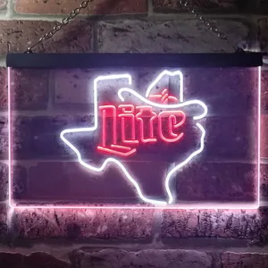 Miller Lite - Cowboy Neon-Like LED Sign