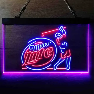 Miller Lite Golf Neon-Like LED Sign