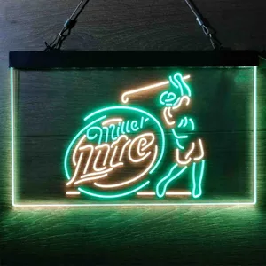 Miller Lite Golf Neon-Like LED Sign