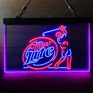 Miller Lite Golf Neon-Like LED Sign
