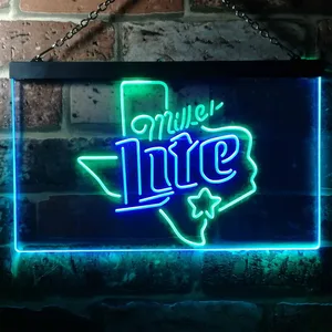 Miller Lite - Map Star 2 Neon-Like LED Sign
