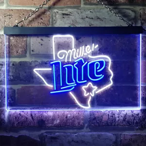 Miller Lite - Map Star 2 Neon-Like LED Sign