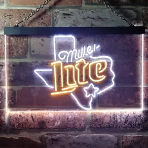 Miller Lite - Map Star 2 Neon-Like LED Sign