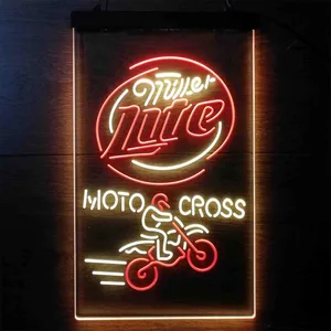 Miller Lite Motocross Neon-Like LED Sign