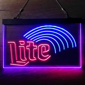 Miller Lite Rainbow Neon-Like LED Sign