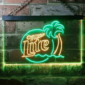 Miller Lite - Tropical 2 Neon-Like LED Sign