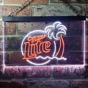 Miller Lite - Tropical 2 Neon-Like LED Sign
