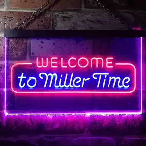 Miller Welcome  Neon-Like LED Sign