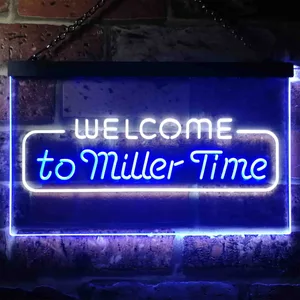 Miller Welcome  Neon-Like LED Sign