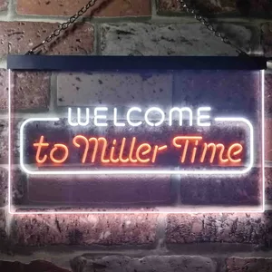 Miller Welcome  Neon-Like LED Sign