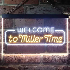 Miller Welcome  Neon-Like LED Sign