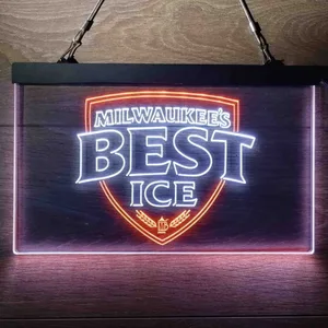 Milwaukee's Best Ice Vintage Logo Neon-Like LED Sign