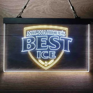 Milwaukee's Best Ice Vintage Logo Neon-Like LED Sign