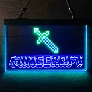 Minecraft Sword Neon-Like LED Sign