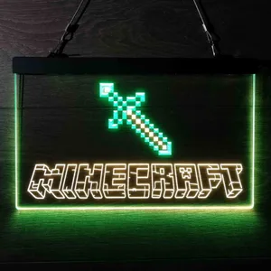 Minecraft Sword Neon-Like LED Sign