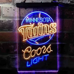 Minnesota Twins Coors Light Neon-Like LED Sign