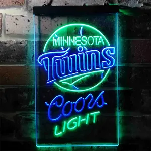 Minnesota Twins Coors Light Neon-Like LED Sign