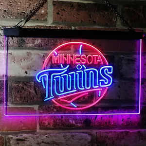 Minnesota Twins Logo 1 Neon-Like LED Sign