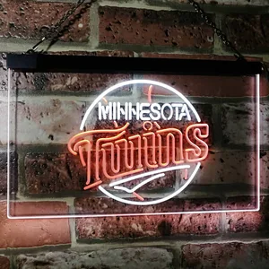 Minnesota Twins Logo 1 Neon-Like LED Sign