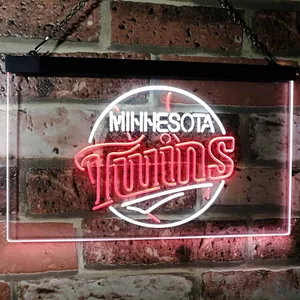 Minnesota Twins Logo 1 Neon-Like LED Sign