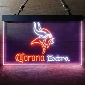 Minnesota Vikings Corona Extra Neon-Like LED Sign