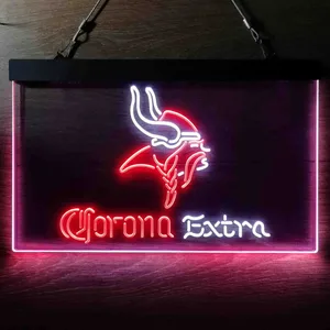 Minnesota Vikings Corona Extra Neon-Like LED Sign