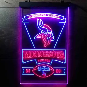 Minnesota Vikings EST 1961 Neon-Like LED Sign