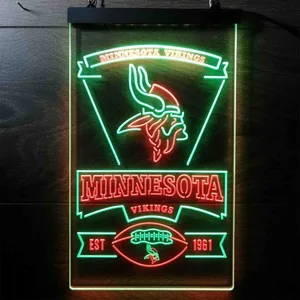 Minnesota Vikings EST 1961 Neon-Like LED Sign