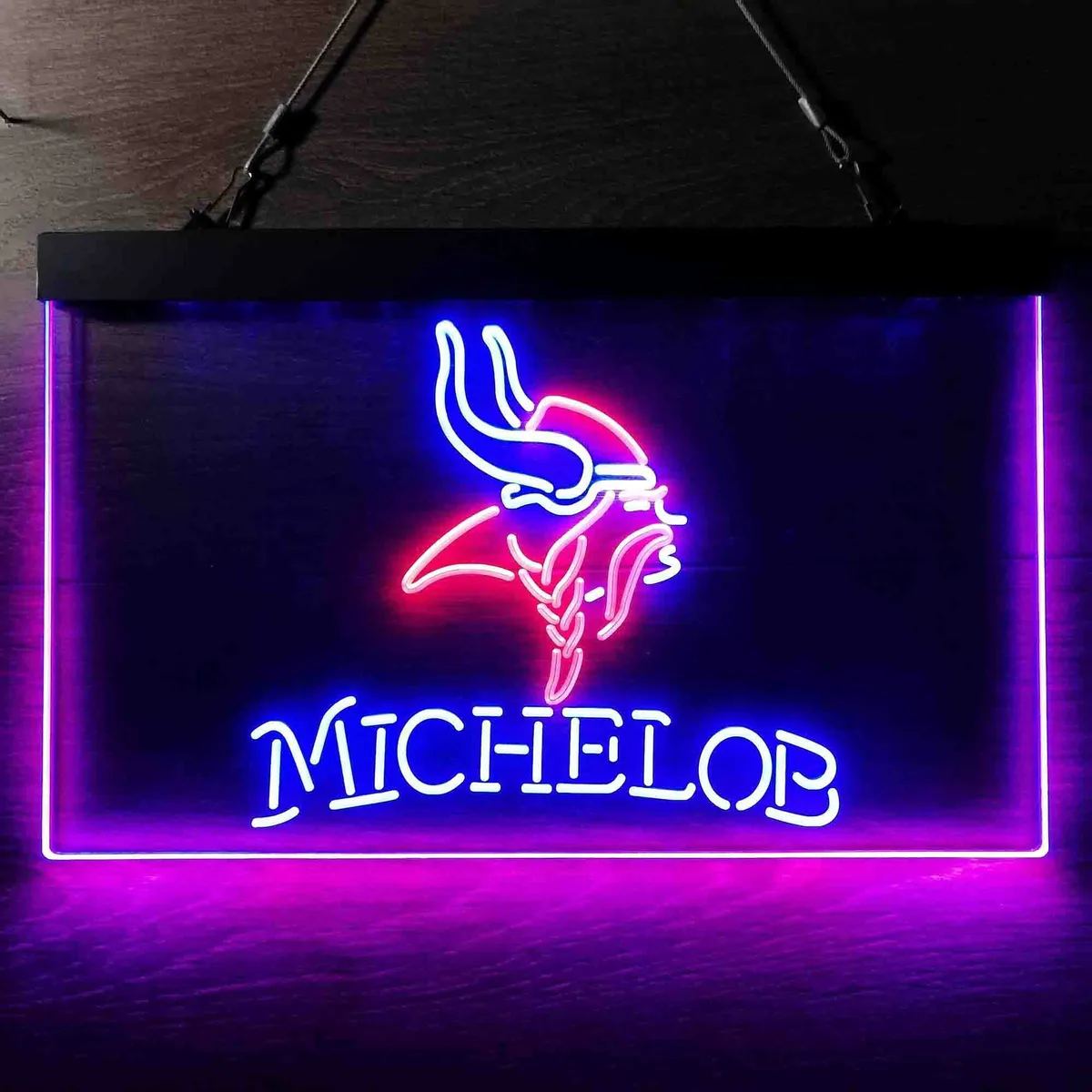 Minnesota Vikings Michelob Neon-Like LED Sign