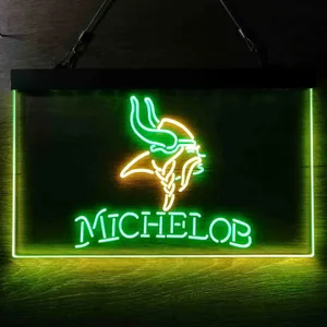 Minnesota Vikings Michelob Neon-Like LED Sign