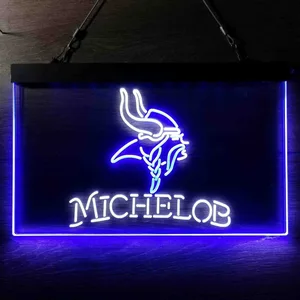Minnesota Vikings Michelob Neon-Like LED Sign