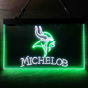 Minnesota Vikings Michelob Neon-Like LED Sign