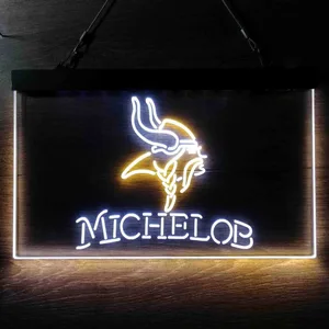 Minnesota Vikings Michelob Neon-Like LED Sign