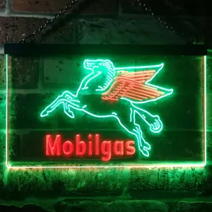 Mobilgas Neon-Like LED Sign