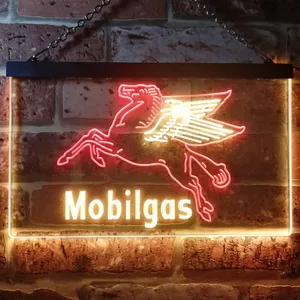 Mobilgas Neon-Like LED Sign