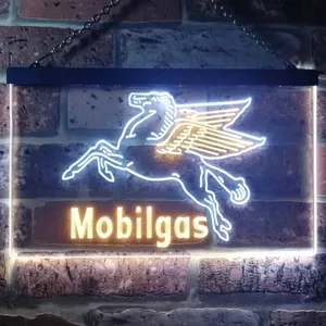 Mobilgas Neon-Like LED Sign