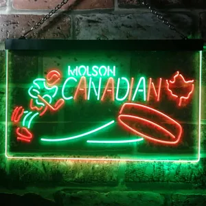 Molson Canadian - Hockey Neon-Like LED Sign