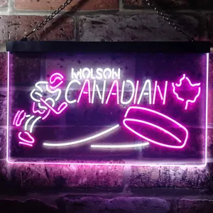 Molson Canadian - Hockey Neon-Like LED Sign
