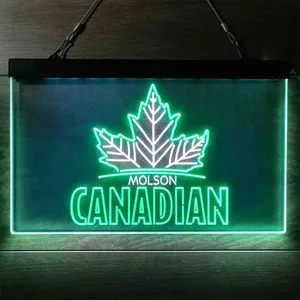 Molson Canadian Logo Neon-Like LED Sign
