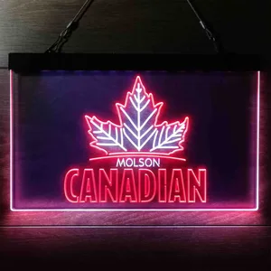 Molson Canadian Logo Neon-Like LED Sign
