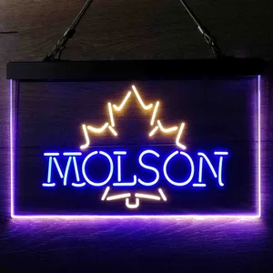 Molson Maple Leaf Neon-Like LED Sign