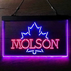 Molson Maple Leaf Neon-Like LED Sign