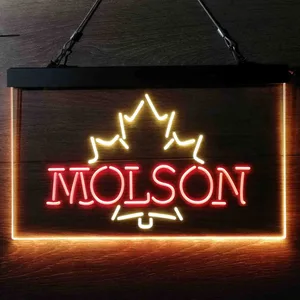 Molson Maple Leaf Neon-Like LED Sign