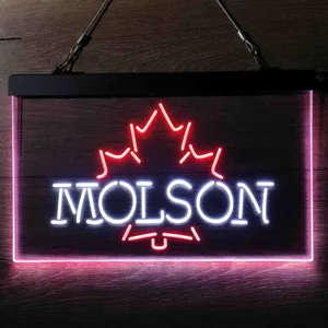 Molson Maple Leaf Neon-Like LED Sign