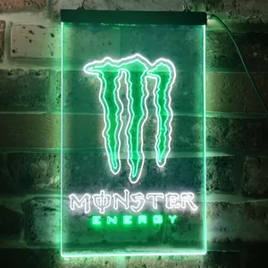 Monster Energy Logo 1  Neon-Like LED Sign