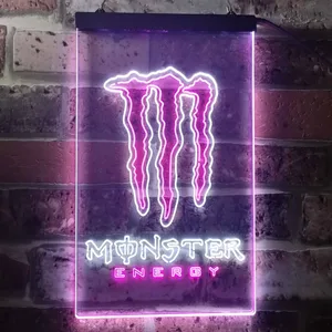 Monster Energy Logo 1  Neon-Like LED Sign