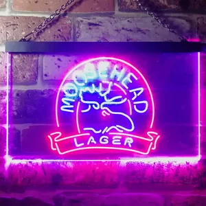 Moosehead Lager Moose Head 2 Neon-Like LED Sign
